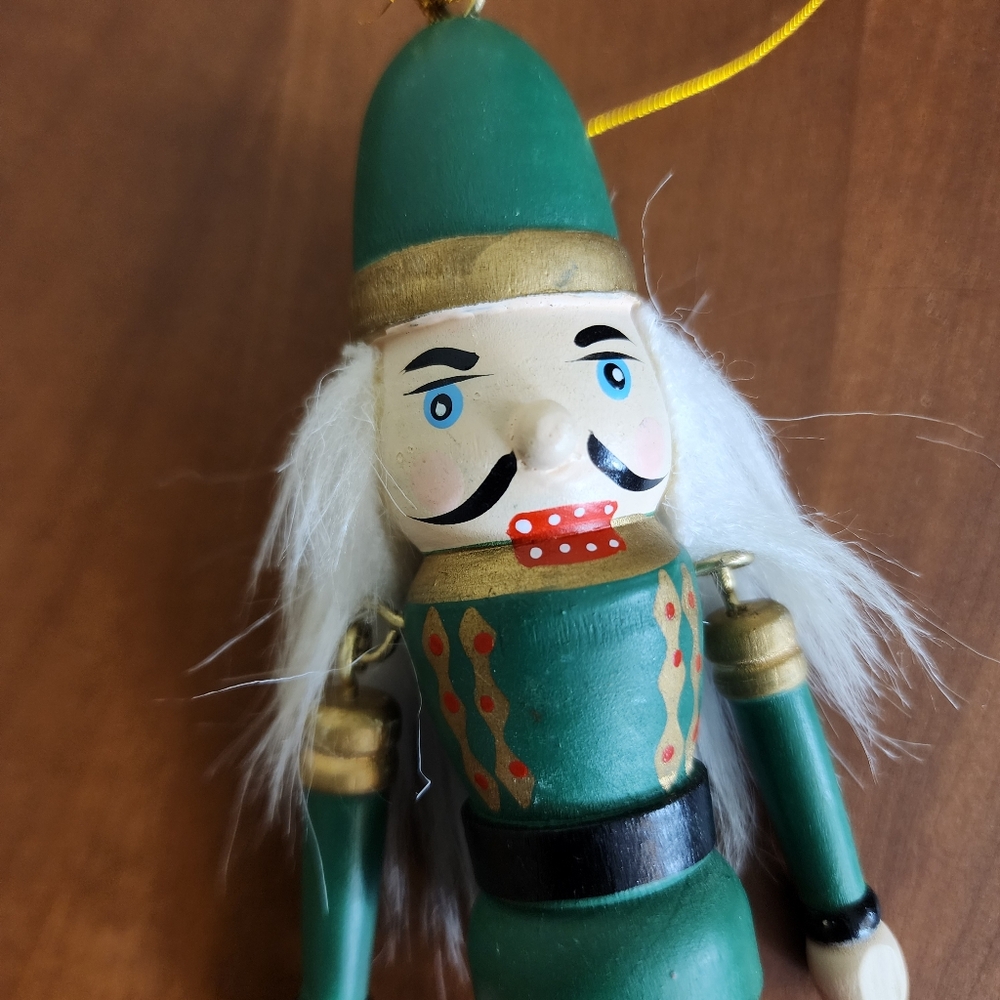Vintage Nutcracker Soldier Christmas Ornament Unique Fun - Picture 6 of 9